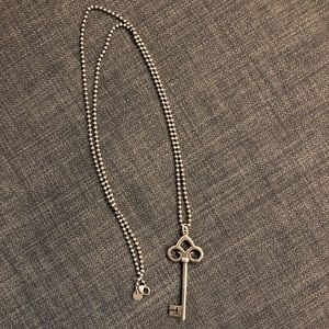 Tiffany key necklace and chain